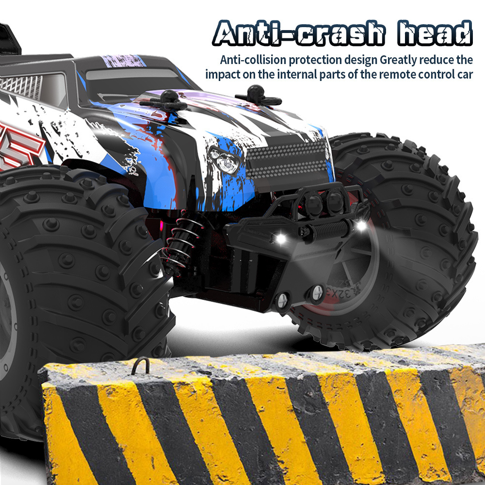 New Arrival JJRC RC Remote Control 2.4G 1:18 Off Road Car LED Lights R/C All Terrains Radio Control Car for Kids