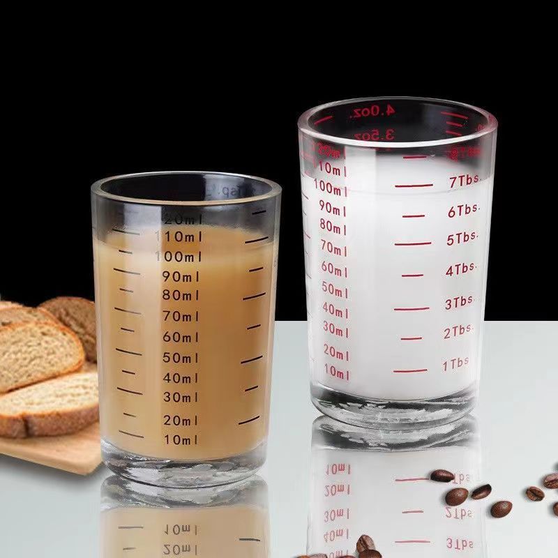 Thickened 120ml tropical scale large capacity measuring cup espresso cup factory wholesale direct sales