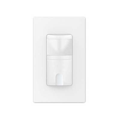 US standard wall mounted no neutral automatic auto on off 3 way occupancy led pir sensor light switch