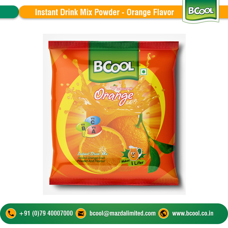 Globally Supply New Exclusive Standard Quality Energy Drink Powder Orange Flavor Water Mix Drink Powder for Refreshment