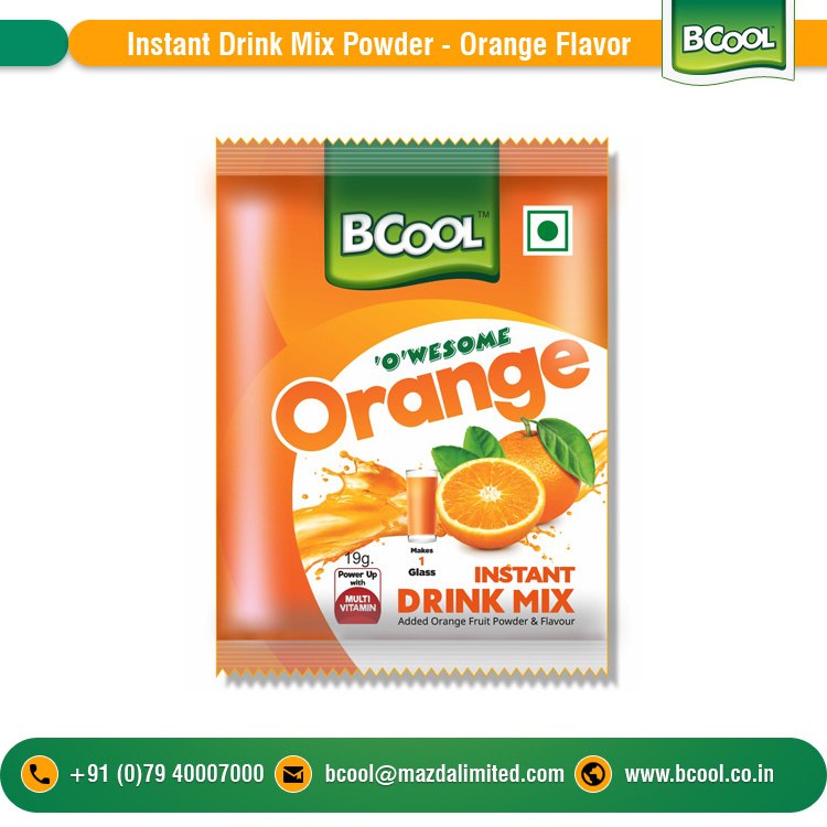 Globally Supply New Exclusive Standard Quality Energy Drink Powder Orange Flavor Water Mix Drink Powder for Refreshment