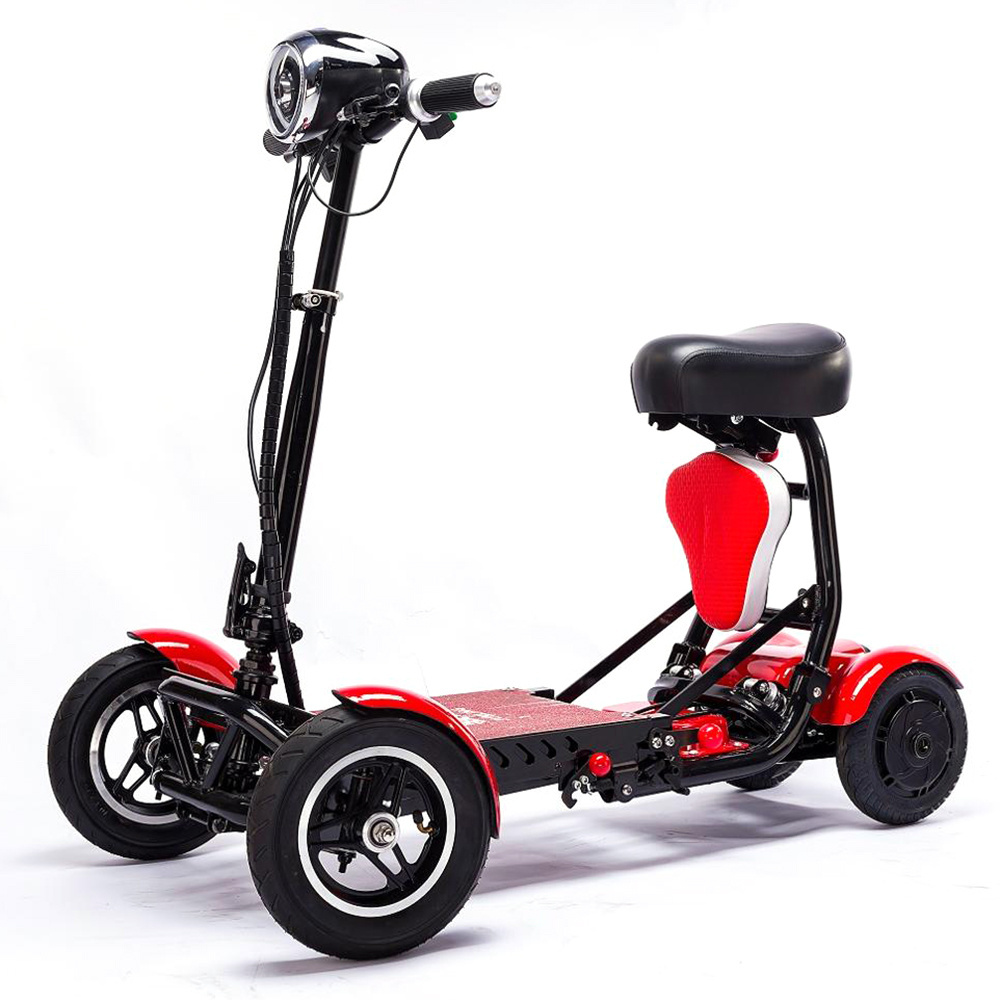 2024 Hot Sale Mobility Scooters Electric 4 Wheel Folding Off-Road Travel For Seniors Disabled