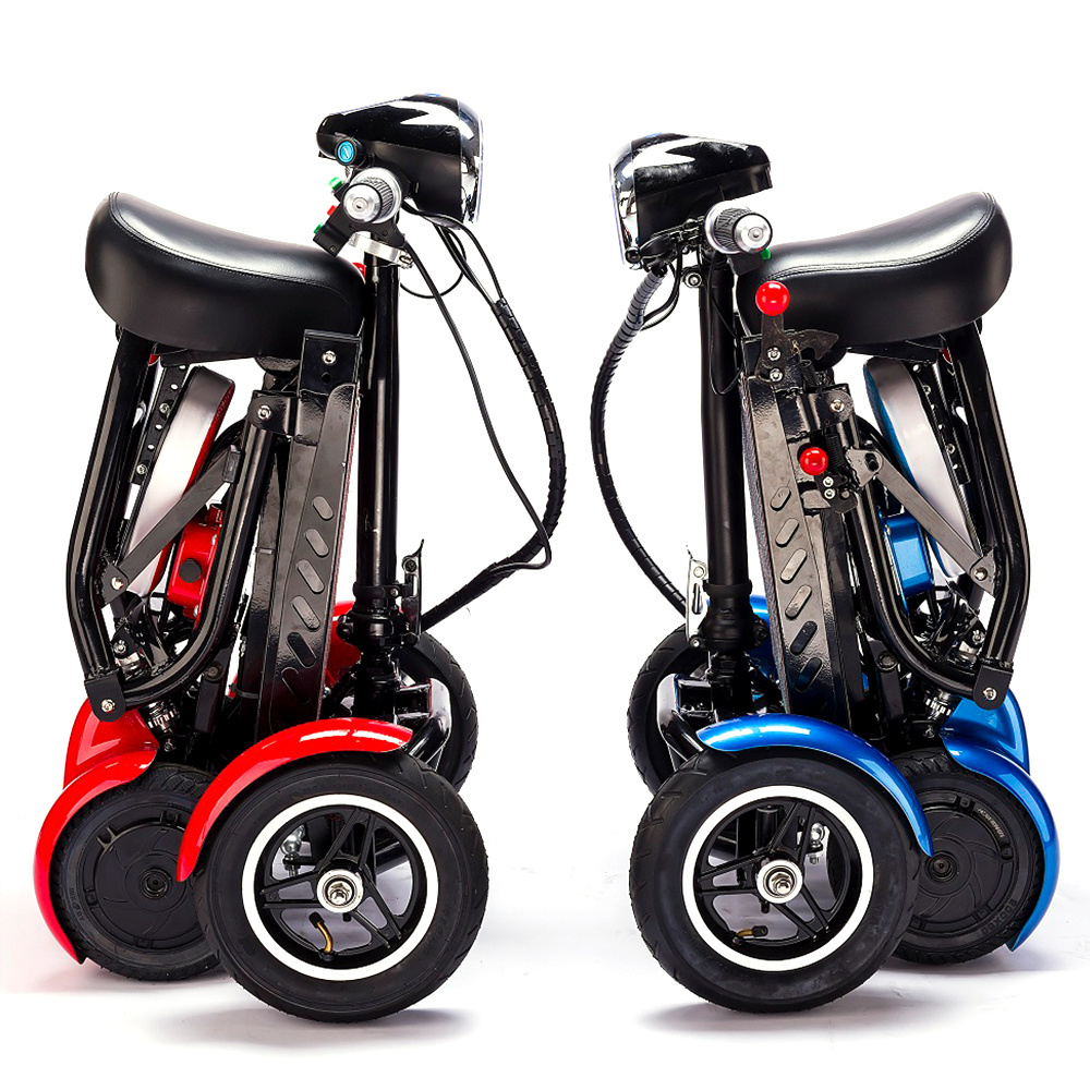 2024 Hot Sale Mobility Scooters Electric 4 Wheel Folding Off-Road Travel For Seniors Disabled