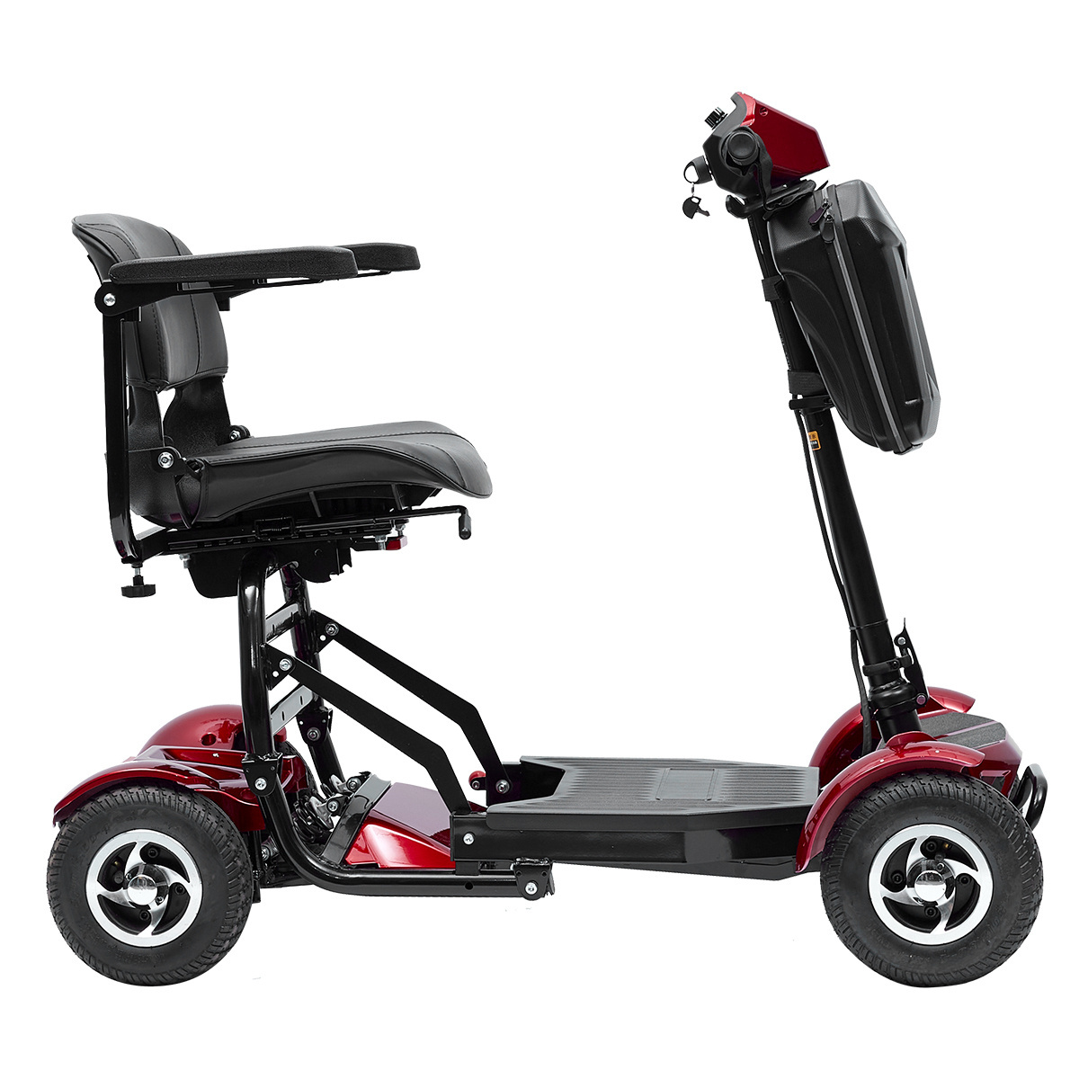 New Design Outdoor Scooter With Seat All Terrain Portable Atto Folding Electric 4 Wheel Mobility Scooter For Seniors Disabled