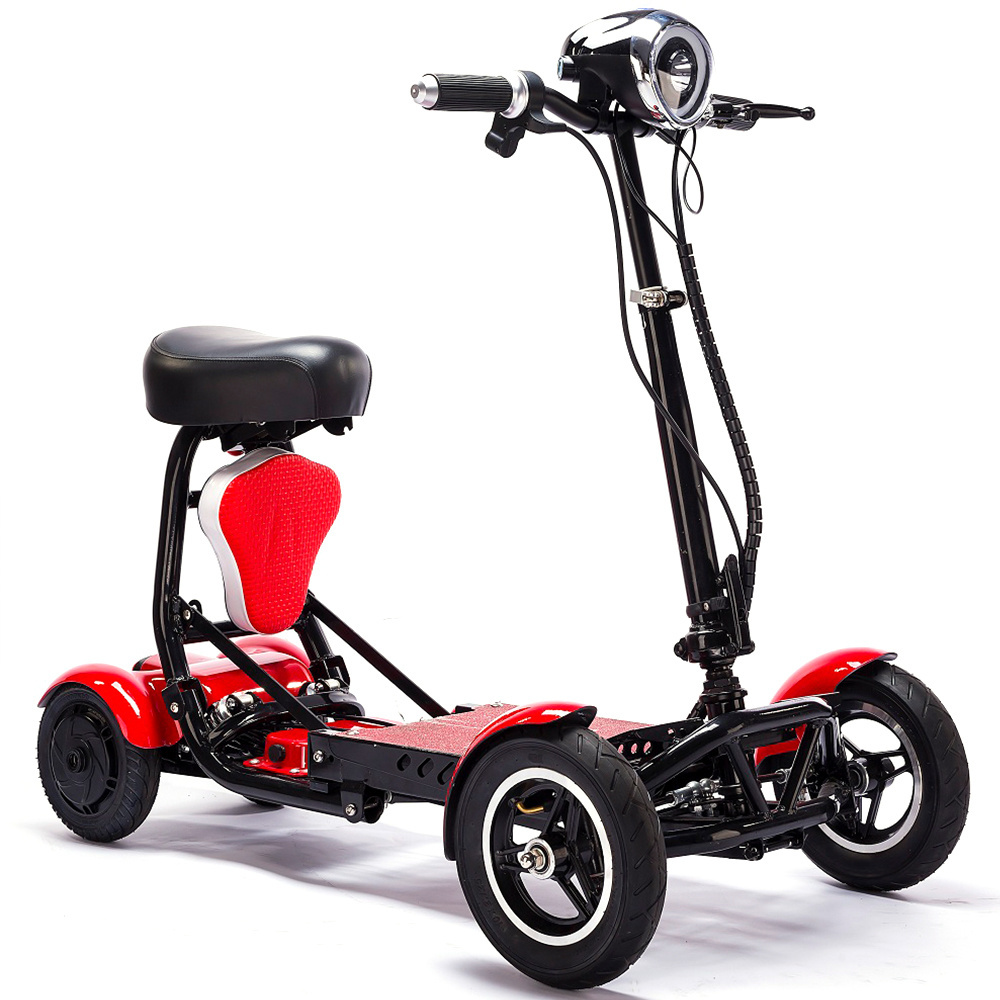 2024 Hot Sale Mobility Scooters Electric 4 Wheel Folding Off-Road Travel For Seniors Disabled