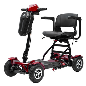 New Design Outdoor Scooter With Seat All Terrain Portable Atto Folding Electric 4 Wheel Mobility Scooter For Seniors Disabled