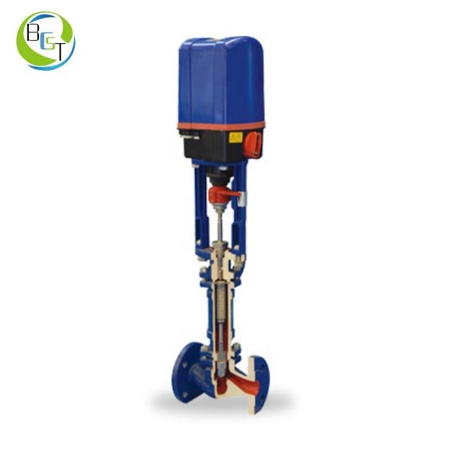 Electric actuator smart valve/single seat valve