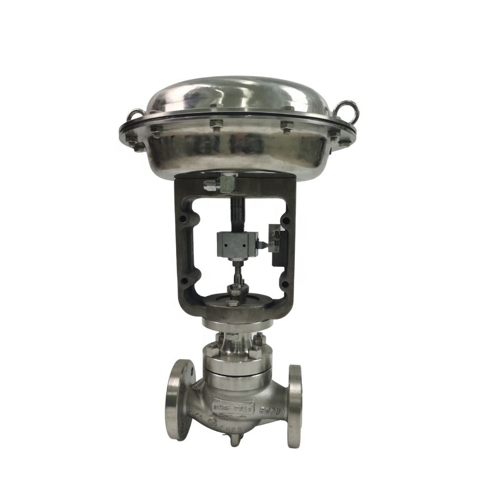 Stainless steel pneumatic control valve with 4-20ma output globe valve supplier in China