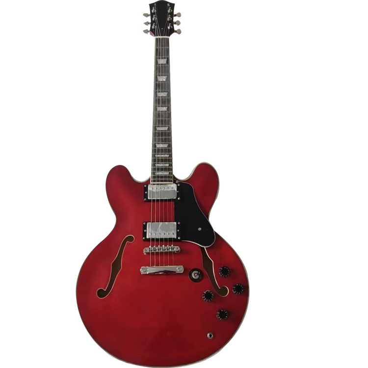 picks red premium pickup fire guitar semi hollow guitar body custom electric guitar 8 string gretsch