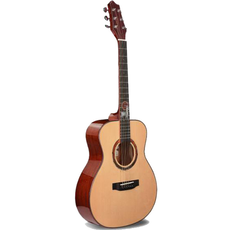 customization high quality Chocolate acoustic guitar musical custom signature guitar