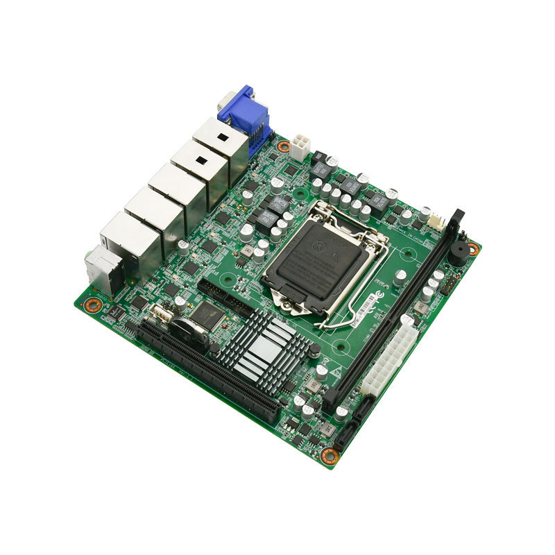 Factory price Eitx-7580 H110 motherboard gaming for socket 1151 CPU ddr4 ram desktop computer intel H110 mini-itx main board