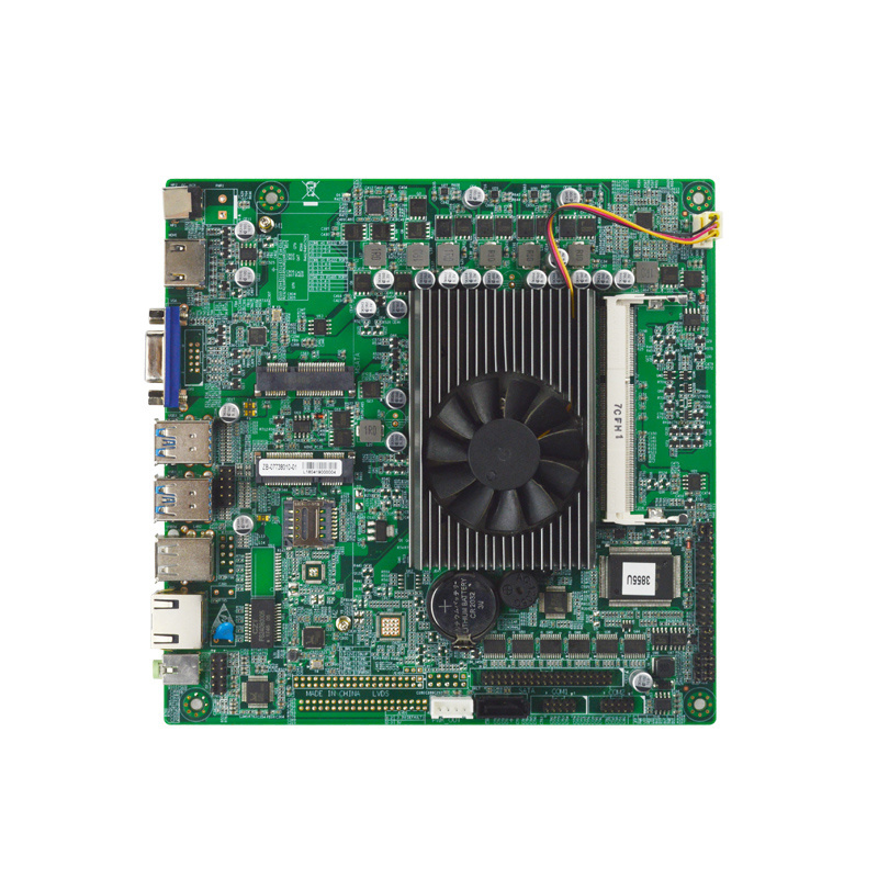 EITX-7380-03 on-board Intel i3 6100u processor mini itx motherboard with 1Lan 6USB mini pcie SIM COMS