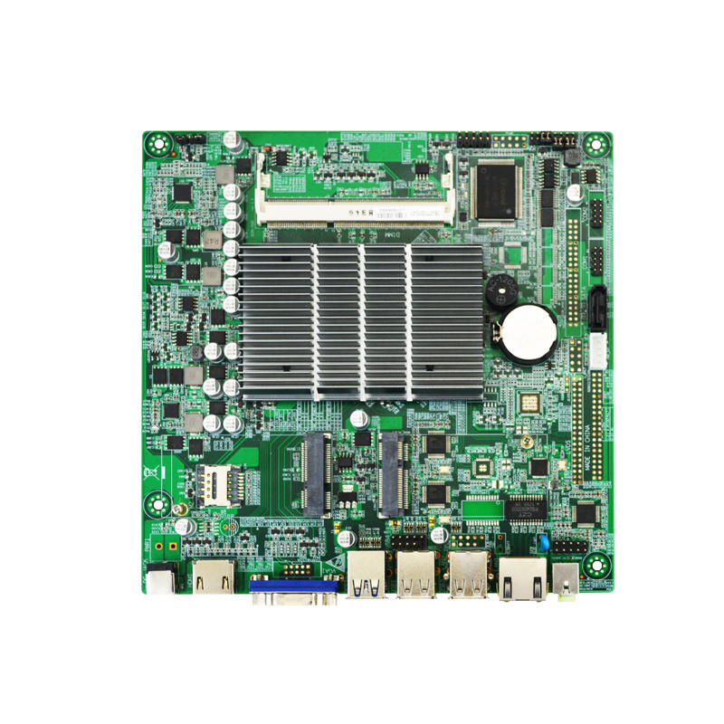 EITX-7120 fanless mini pc industrial motherboard ddr3 2*Mini-PCIE 2*LAN 8*USB VGA  LVDS