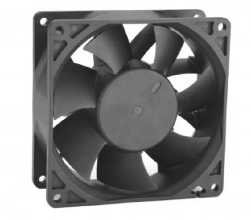 customization small size high CFM 92*92*38mm  12V /24V /48V  DC brushless cooling fan industrial axial cooling fan exhaust fan