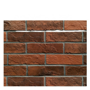 outdoor and indoor thin Facade old bricks wall flexible for Wall Decoration