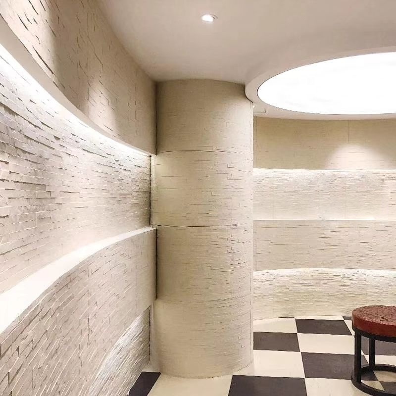 Modern hotel wall panel thin flexible soft stone tiles porcelain tiles for exterior wall slate