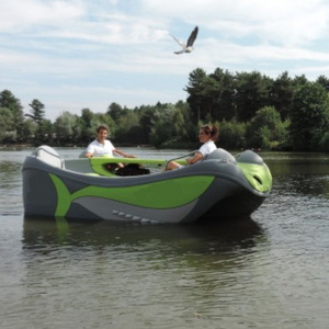 High quality solar electric pedal boat economy water solar powered electric boat for sale