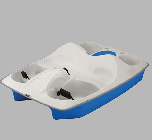 New model blue dolphin 4 seat pedal boat adults pedalo boat