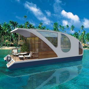 Quality Houseboat Floating Homes 3D Print House Tiny House Pontoon Boathouse Floating Villa Catamaran House Boat Floating Hotel