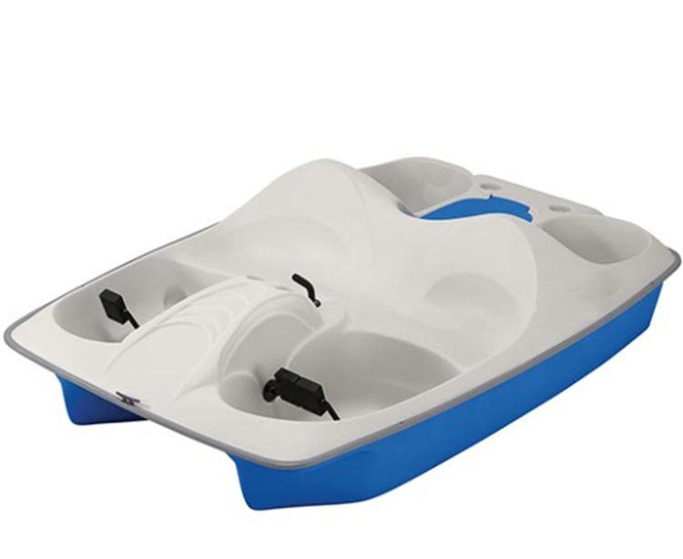 New model blue dolphin 4 seat pedal boat adults pedalo boat