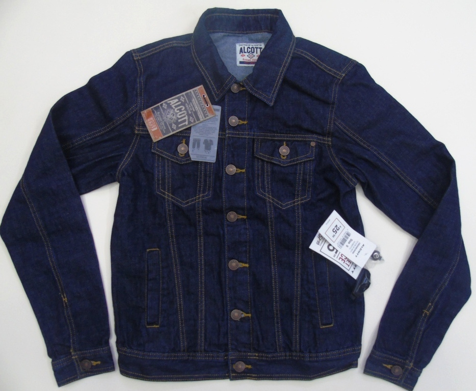 Factory Overrun/Surplus Branded Labels Long Sleeve Men's Cotton Denim Trucker Jacket Multi Button Pockets Bangladeshi Stock Lot