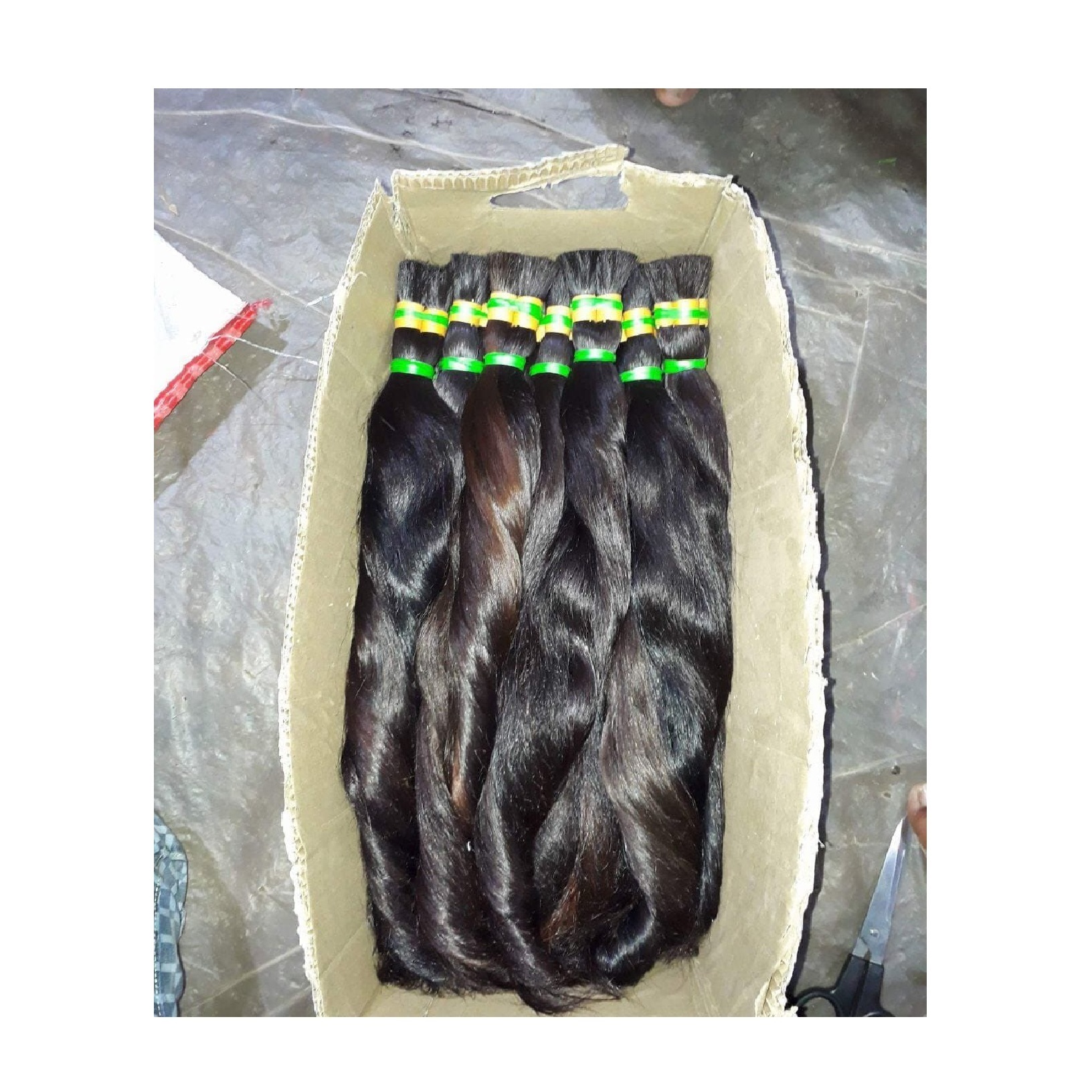 Wholesale 10A11A 12A Raw Virgin Unprocessed Cuticle Aligned Indian Temple Human Hair Bundles Vendor From India Hair Extensions