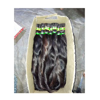 Wholesale 10A11A 12A Raw Virgin Unprocessed Cuticle Aligned Indian Temple Human Hair Bundles Vendor From India Hair Extensions