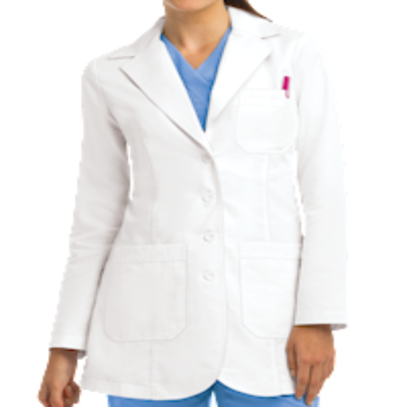 Women's Long Lab Coat100% Cotton Hospital Uniform from Bangladesh