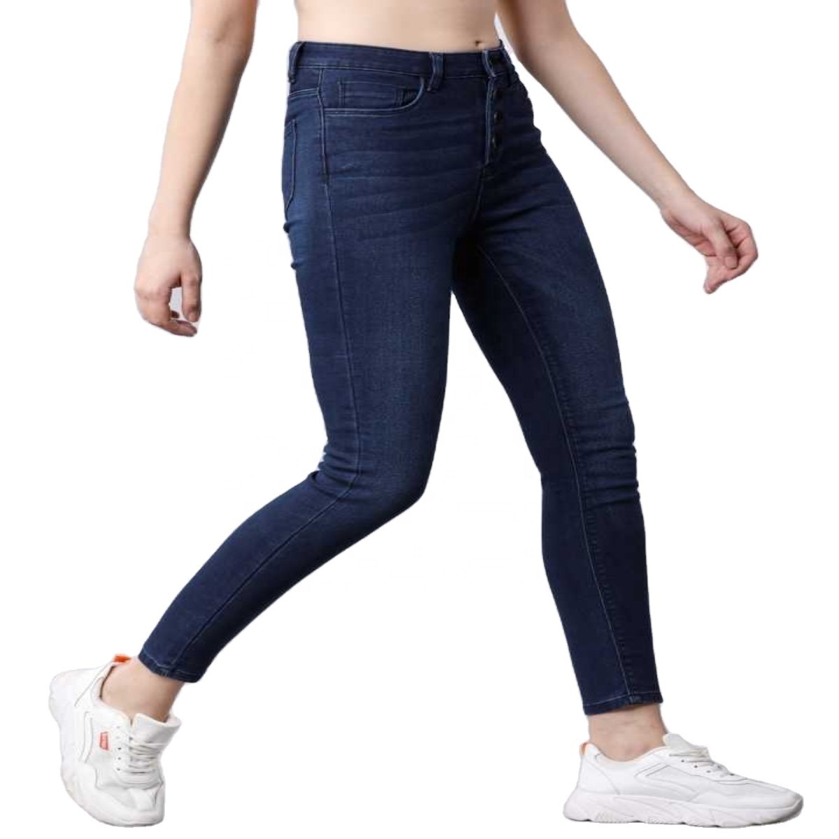 Tight Jeans Lady Jean 249 Crumple up Mid Waisted Young Girls Women Casual Pants Quantity XXL Winter Cotton Spring Spandex Dream