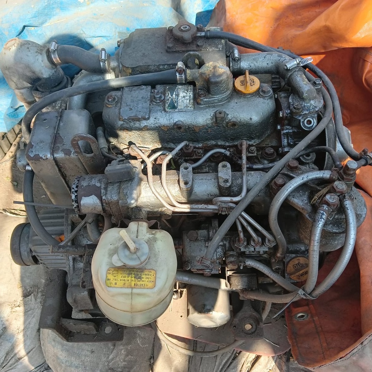 Good Quality Used 3 Cylinders Yanmar 3JH Power Inboard Engine With Propeller and Shaft For Sale