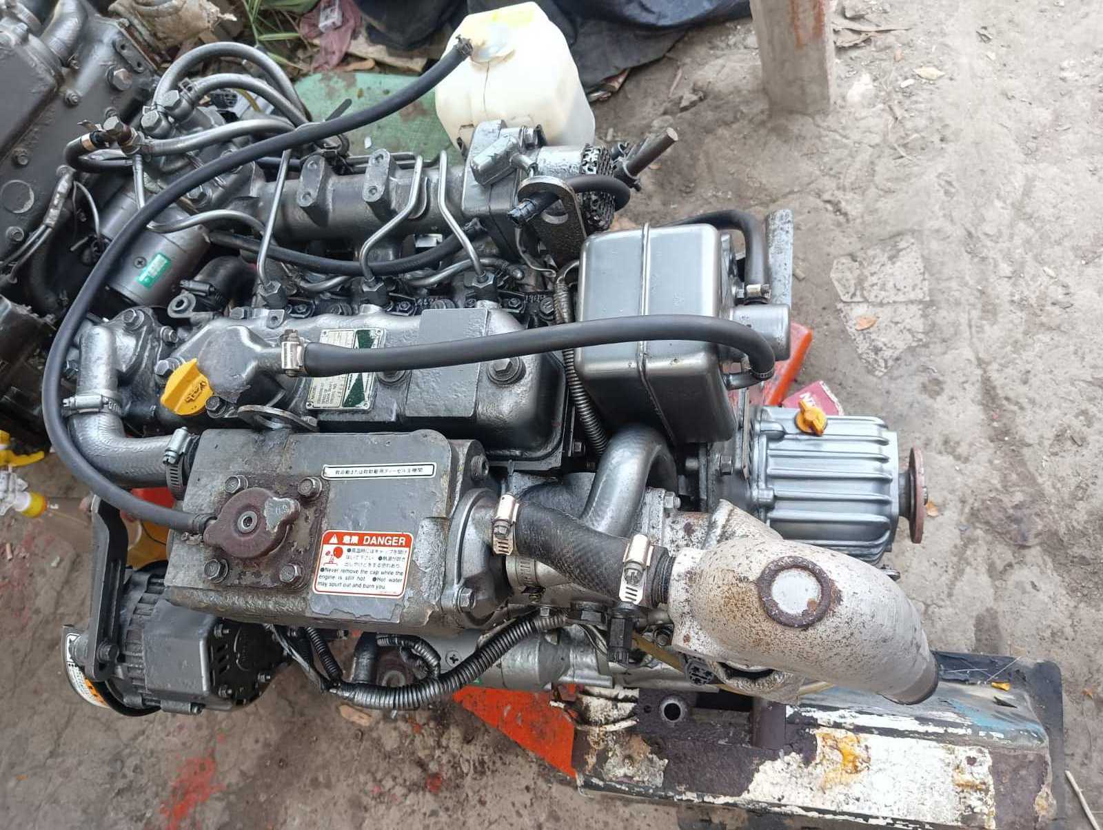 Running Condition Ready to Export Used 25 HP Diesel Inboard Engine Reclaimed from Life Boat