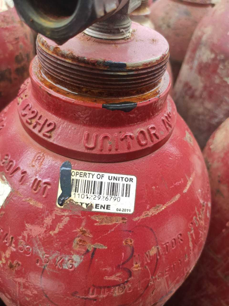 40 Liter Empty Unitor acetylene Cylinder