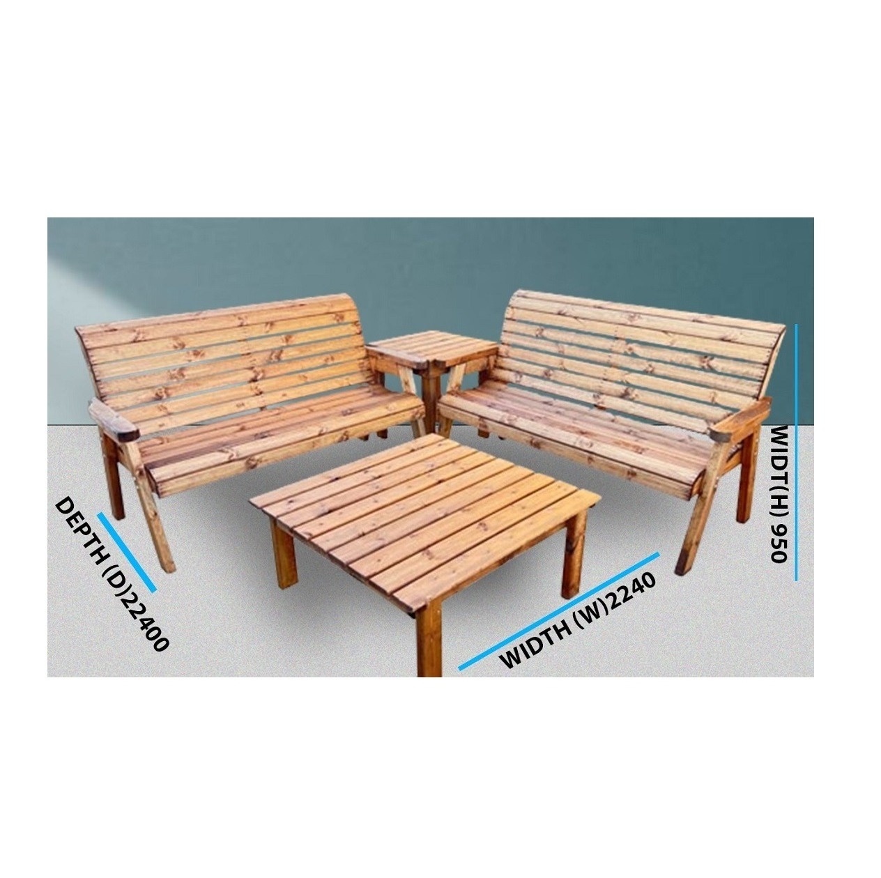 Hot Selling Manufacturer Most Popular Custom Outdoor Composite Park Benches Wood Table With Bench Garden Bench Metal And Wood