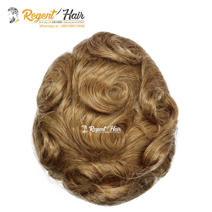 Bangladeshi Factory Manufacture Toupee Men Toupee Custom Breathable Skin Base Hairpiece 100% Human Hair Toupee For Men Hair