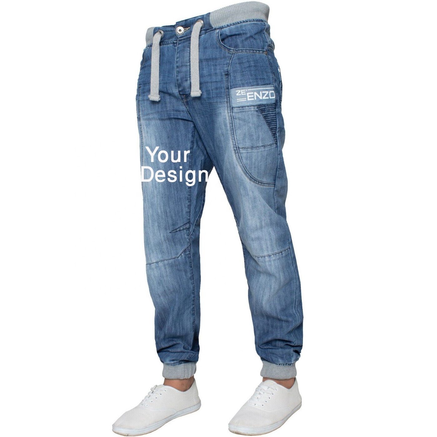 Good Quality 99% cotton 1% Elastane Stretchable Denim Men's Fashion Casual Jeans at Factory Manufacturer Customization available