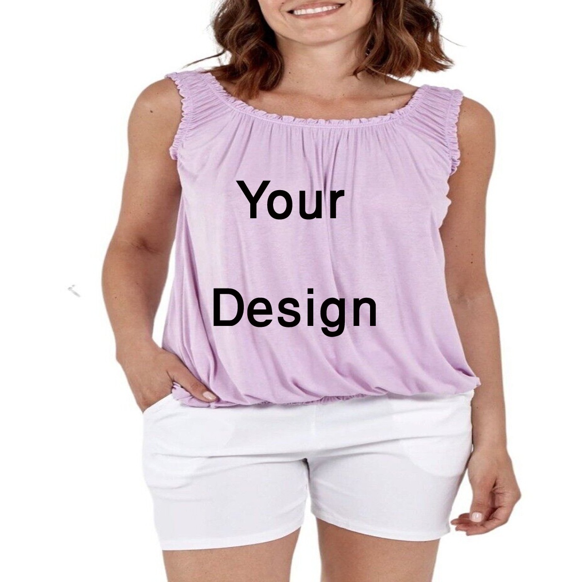 Made in Bangladesh Comfortable Multi color ladies Tank Tops Best Selling Custom High Quality Custom Logo Tang Top  for women's