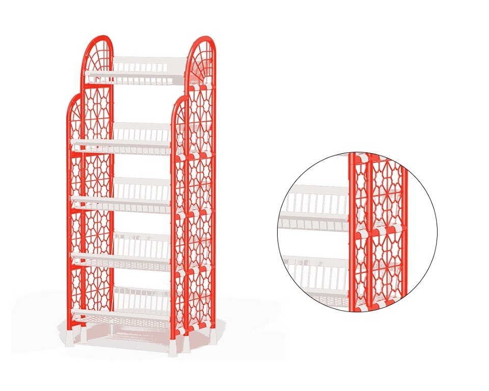 Storage Organizing 5 Stack Easy to Set Up Racks Premium Quality High Quality Plastic Sturdy & Long Lasting Wholesale Available