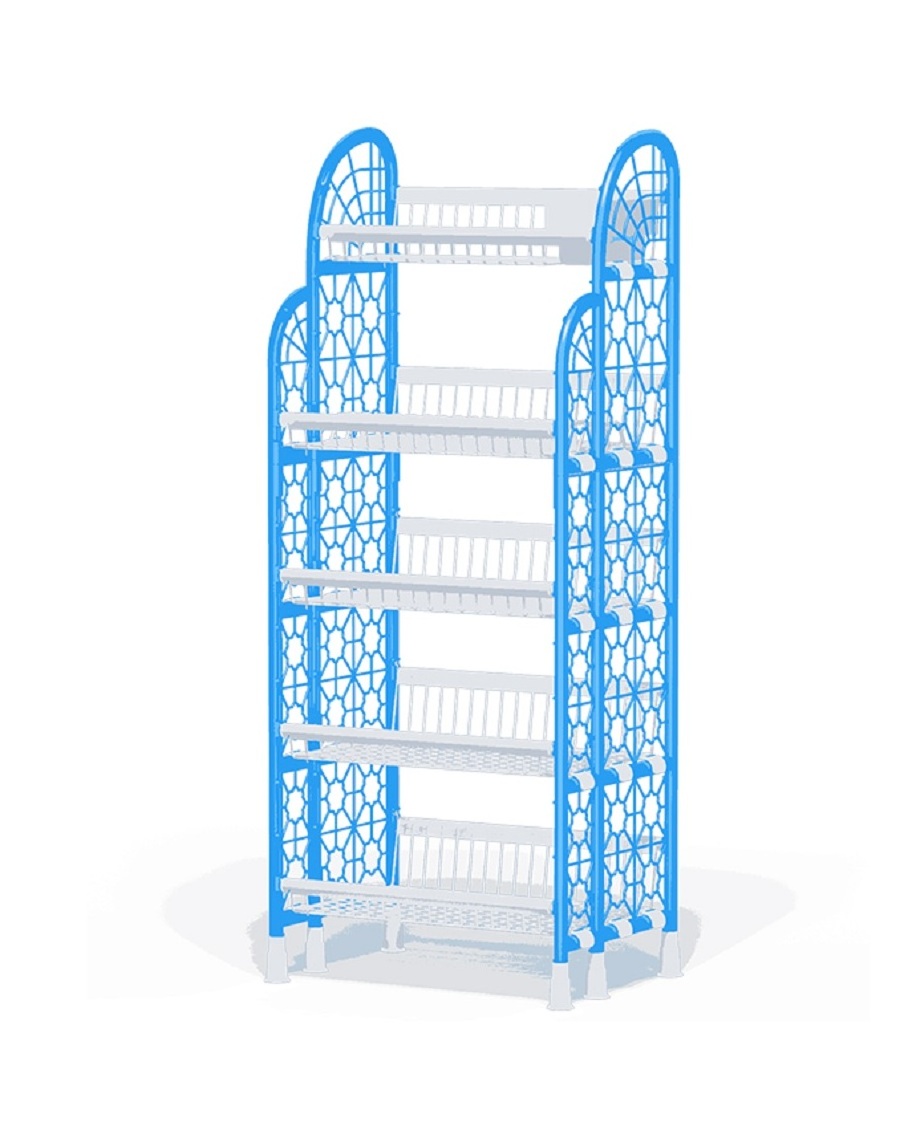 Storage Organizing 5 Stack Easy to Set Up Racks Premium Quality High Quality Plastic Sturdy & Long Lasting Wholesale Available