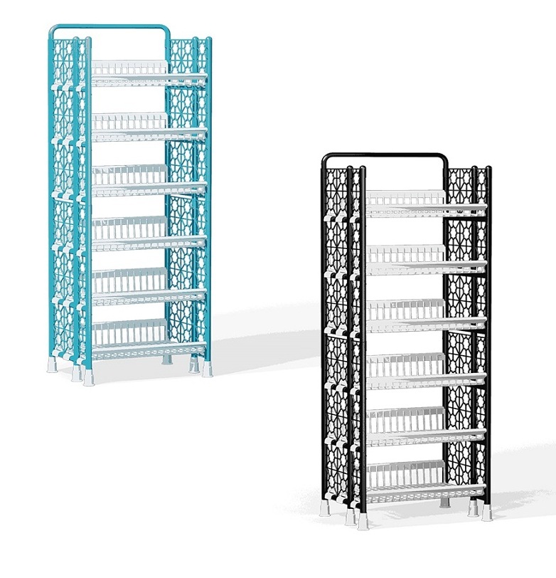 Sturdy Plastic Elegant Looking Storage Racks 6 partition Foldable Adjustable Easily Use Easy To Setup Wholesale Reasonable Price