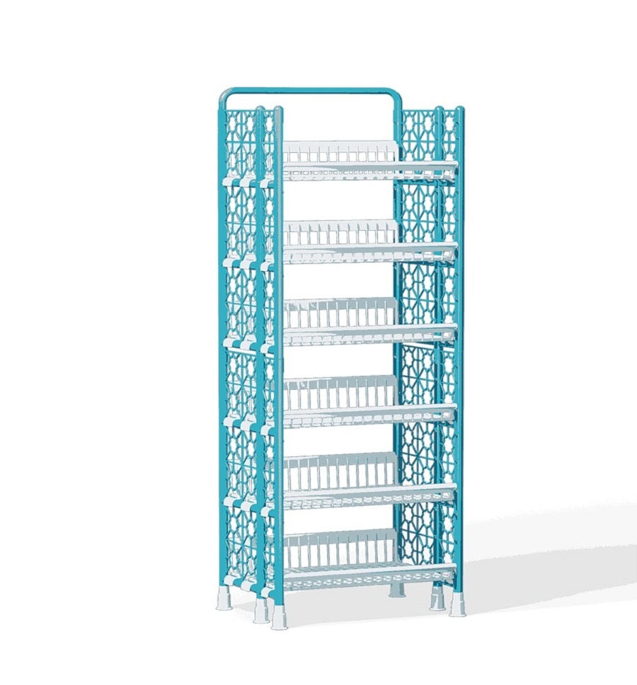 Sturdy Plastic Elegant Looking Storage Racks 6 partition Foldable Adjustable Easily Use Easy To Setup Wholesale Reasonable Price