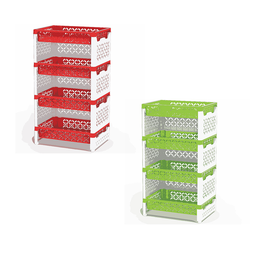 4 Space Kitchen Rack Easy To Use Foldable & Portable Sturdy Superior Quality Plastic Product Wholesale Price From Bangladesh