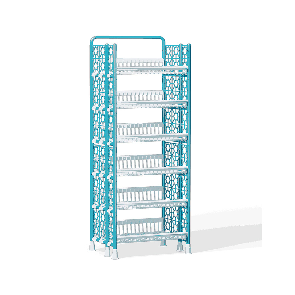 Wholesale Plastic Sturdy Premium Quality Rack Foldable & Portable Easy To Use Kitchen & Home Storage Uses Rack Space Multi Color