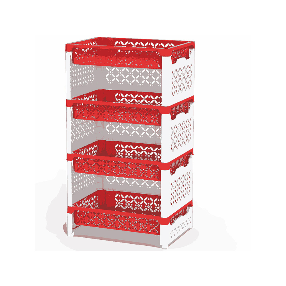 4 Space Kitchen Rack Easy To Use Foldable & Portable Sturdy Superior Quality Plastic Product Wholesale Price From Bangladesh