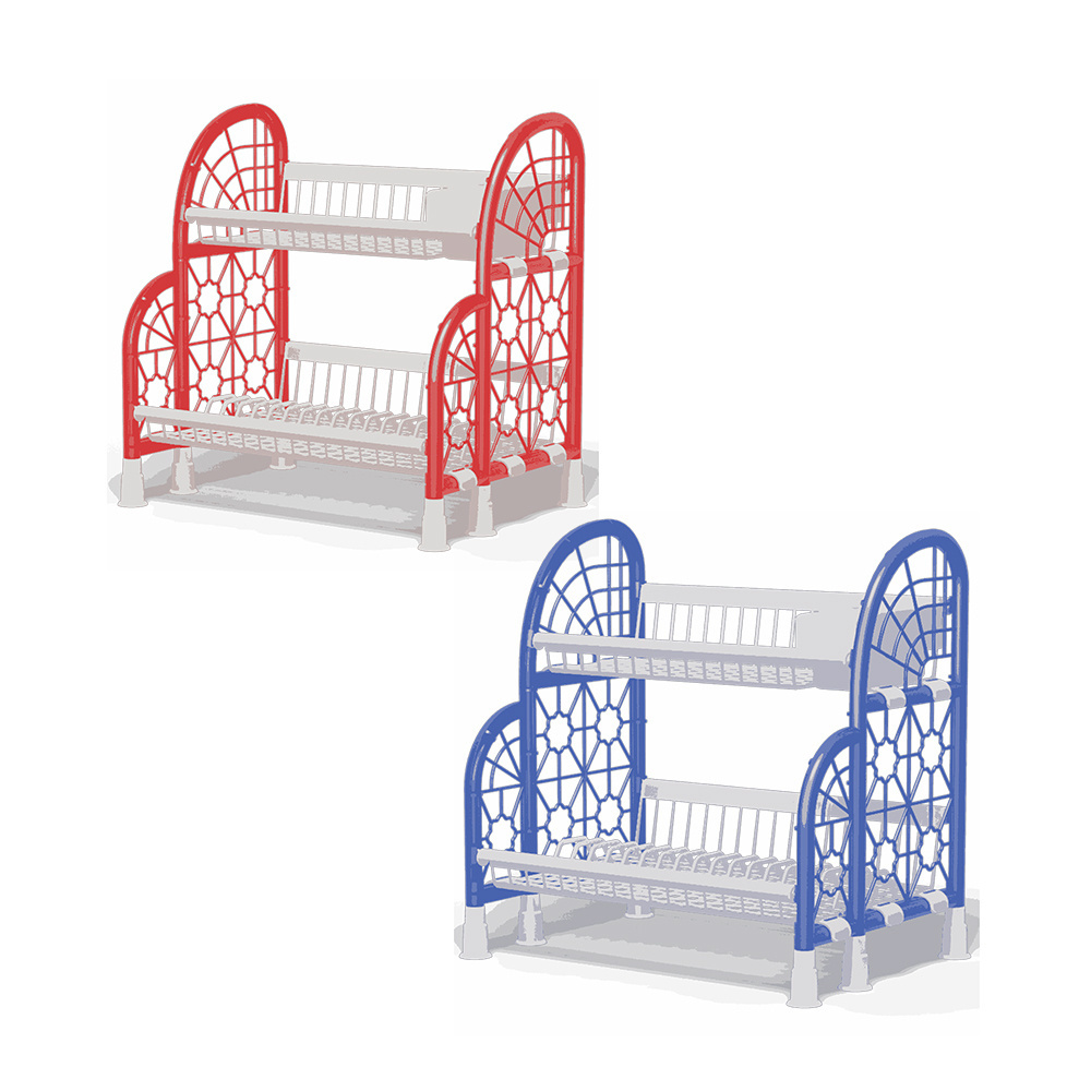 Multi Purpose Plastic Sturdy Strong Kitchen & Home Plastic Rack Foldable Portable Well Designed Wholesale Price From Bangladesh