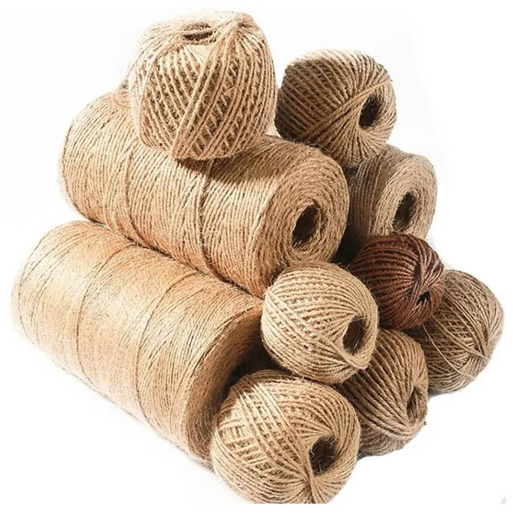 Responsibly Sourced and Earth-Friendly Jute Twine Offers Unparalleled Strength Jute Rope Fiber Yarn For Handicraft Jute Yarn