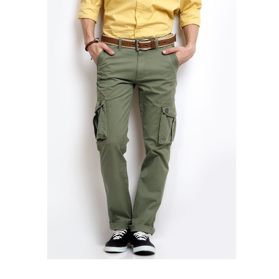 Top Selling Fitness Cargo Jogging Stacked Pants Men Custom Trousers Running Joggers Track Cargo Pants For Men Export From BD