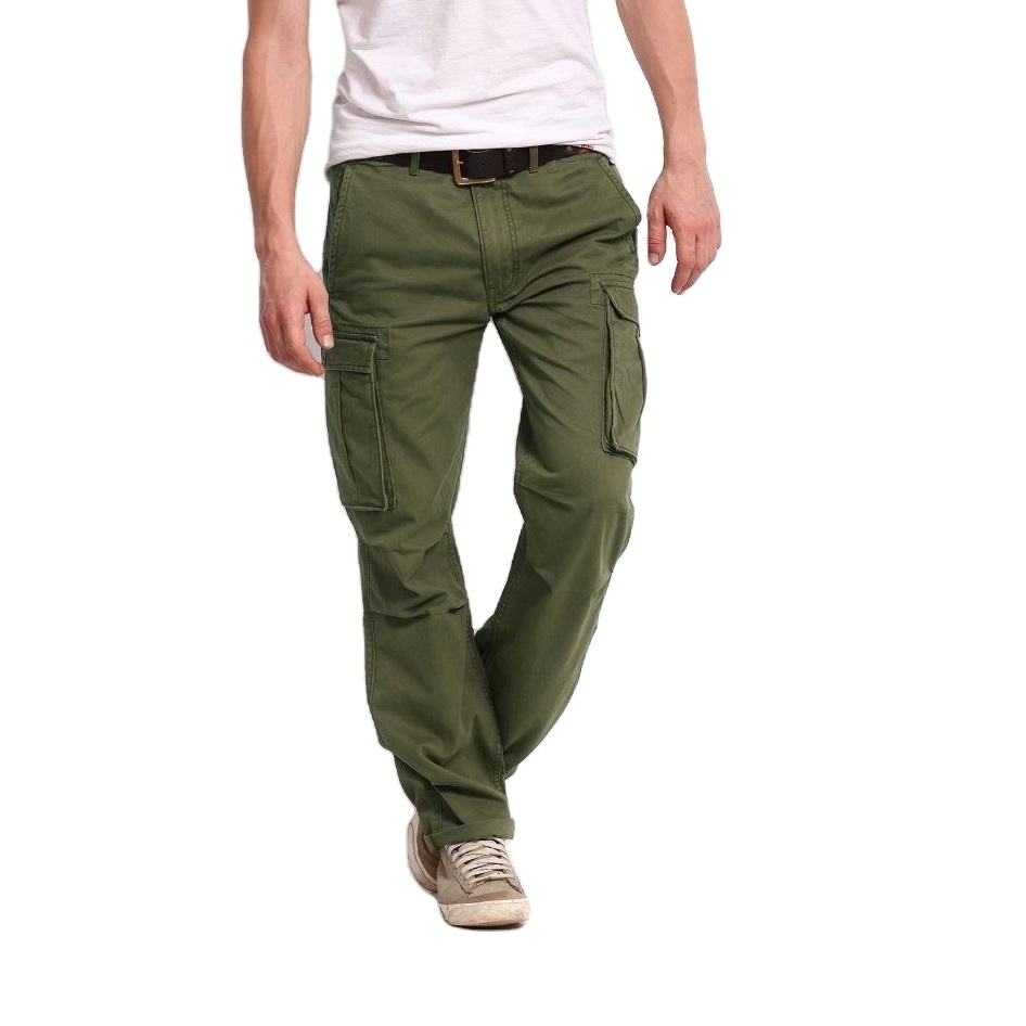 Top Selling Fitness Cargo Jogging Stacked Pants Men Custom Trousers Running Joggers Track Cargo Pants For Men Export From BD