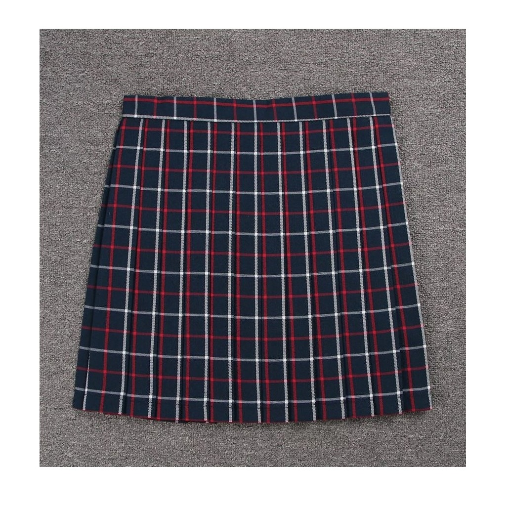 Hot Sale Wholesale Price Women Fashion A-Line Side Zipper High Waisted Plain Pleated Skirt Girls Short Skirts With Pants