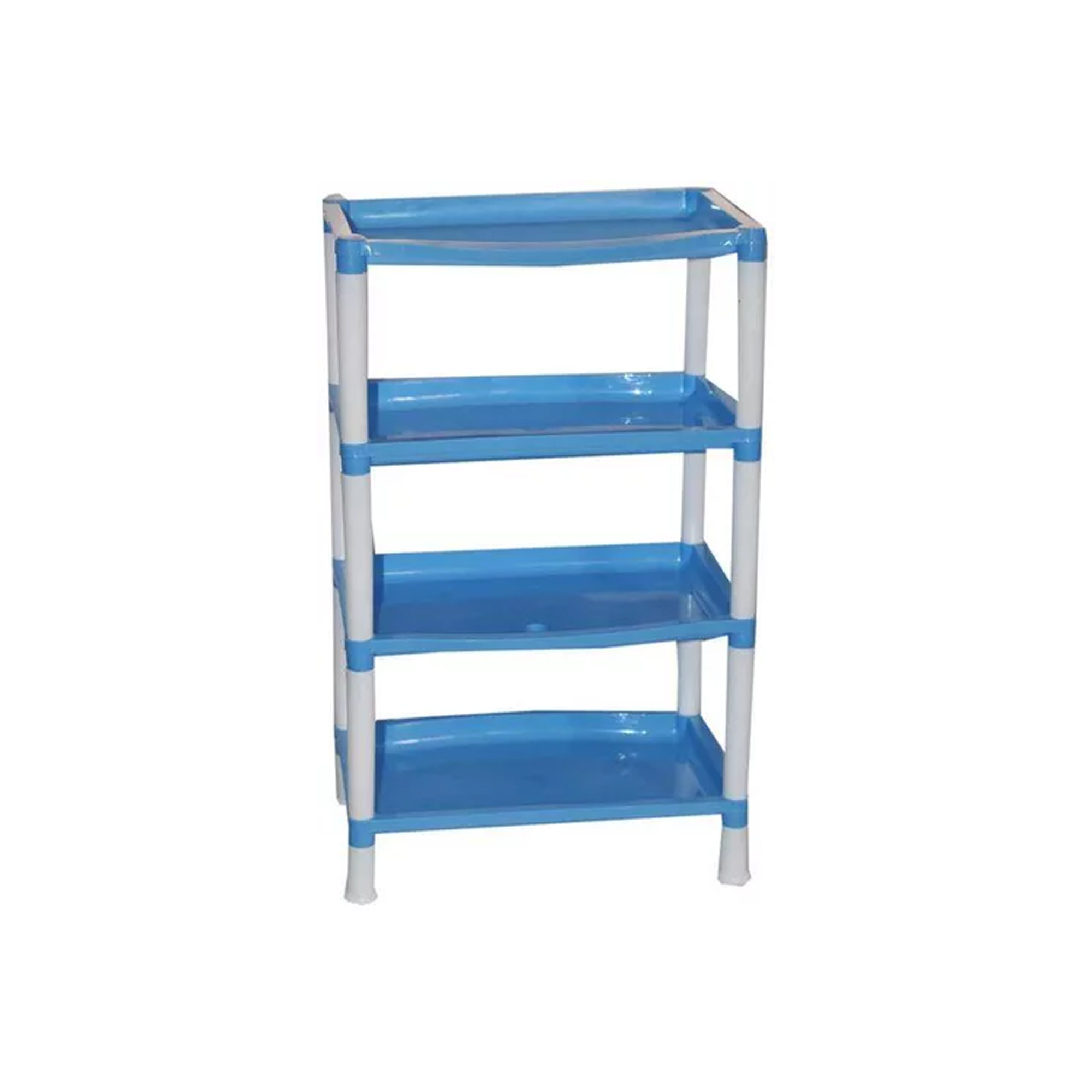 Wholesale Low Price Four Layer Plastic Foldable Shoe Storage Rack Shelf Organizer Shoe Box Footwear Shoes Rack From Bangladesh