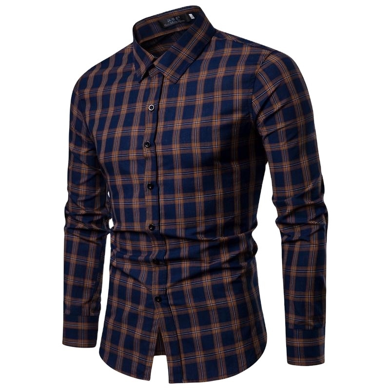 High Quality Checked Shirt For Men's OEM Wholesale Cheap Price Checked Shirt For Men's From Bangladesh Customized Shirt